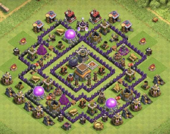 Clash Of Clans Town Hall 8 Trophy Base Link