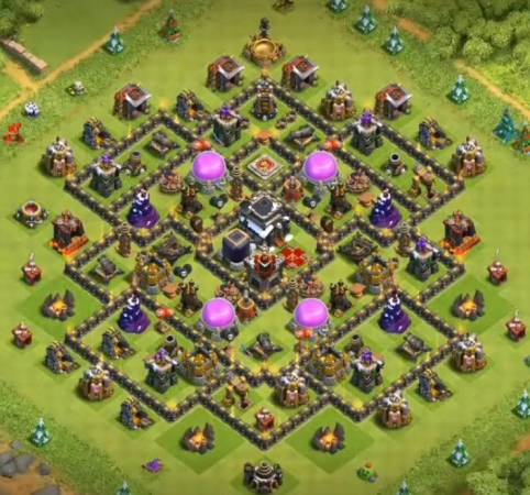 Clash Of Clans Town Hall 9 Farming Base