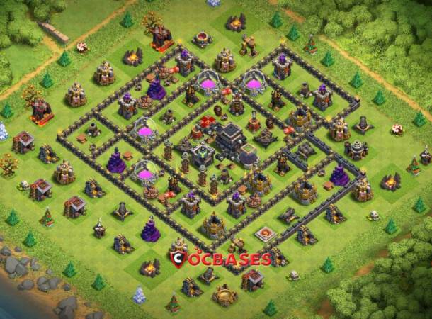 Clash Of Clans Town Hall 9 Farming Base