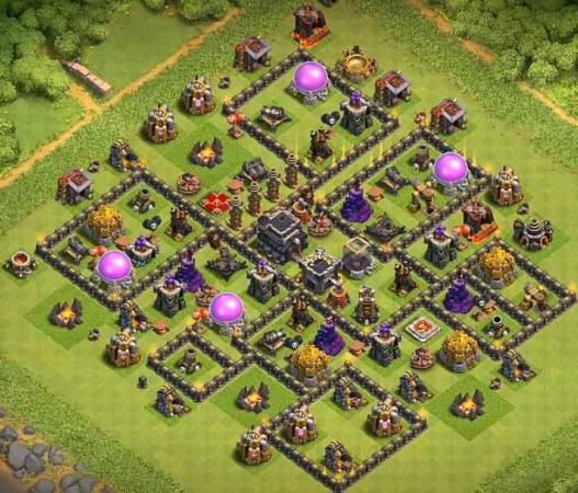 Clash Of Clans Town Hall 9 Hybrid Base Link Copy