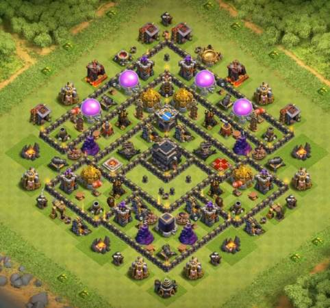 Clash Of Clans Town Hall 9 Trophy Base 2023