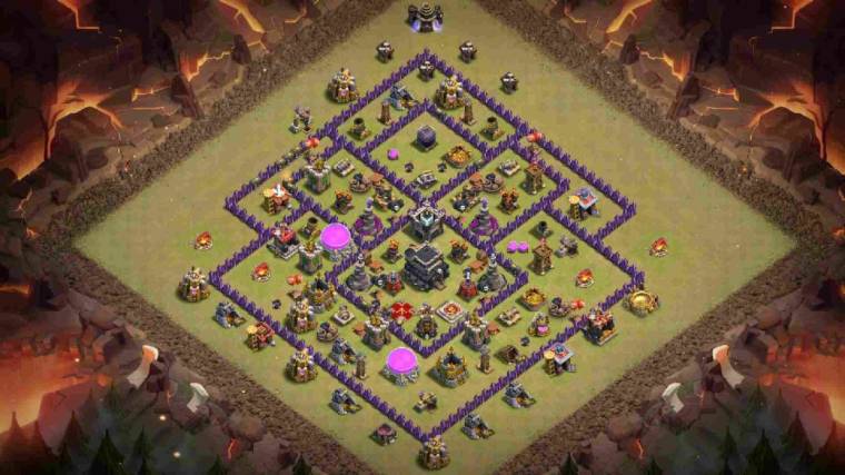 Clash Of Clans Town Hall 9 War Base Layout Link