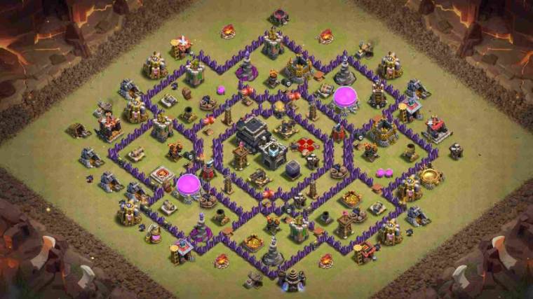 Clash Of Clans Town Hall 9 War Base