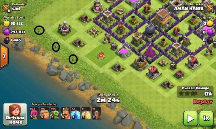 Clear Outside Buildings With Archers