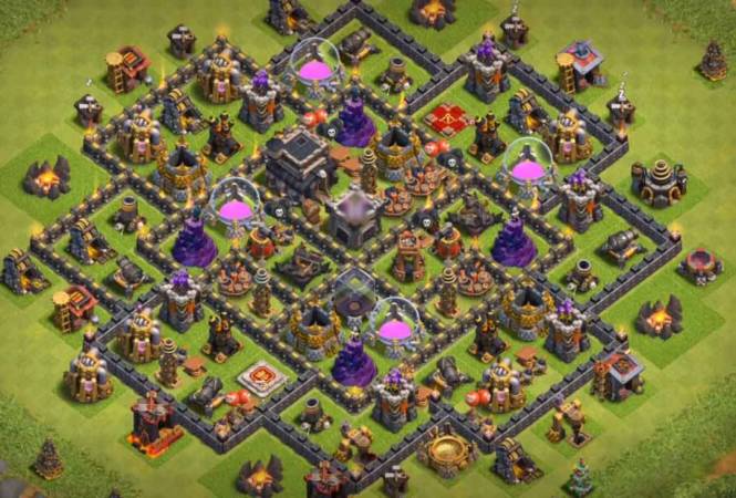 COC Best TH9 Defence Base 2023 Anti Everything