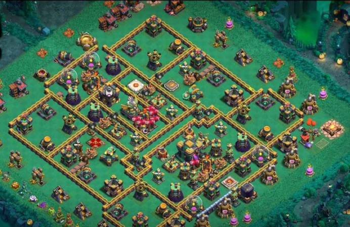 COC Level 14 Clan League Layout Link