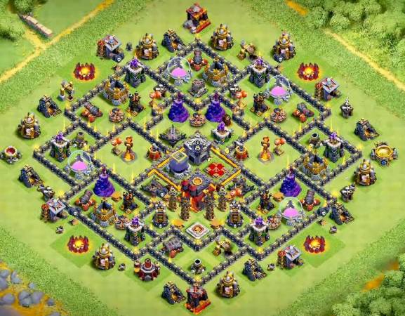 COC TH10 Farming Layout Copy Link