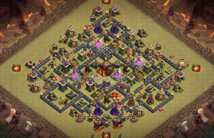 COC TH10 Hybrid Base Link
