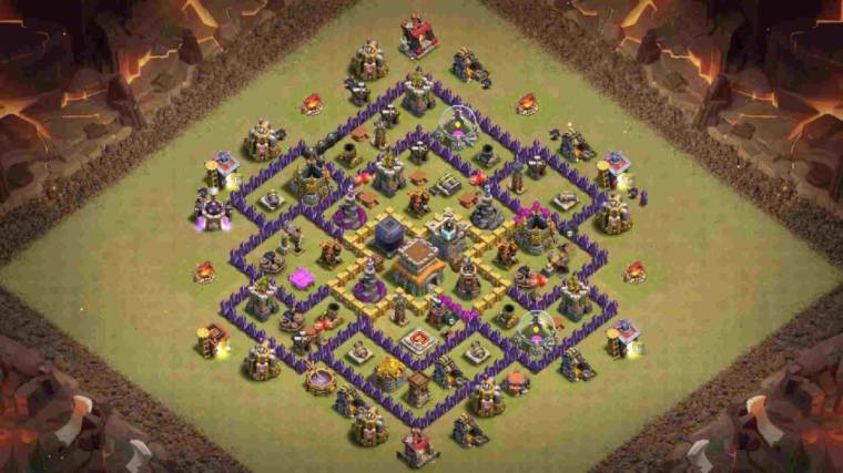 COC TH10 War Base Link