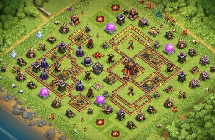 Coc TH10 War Base With Link