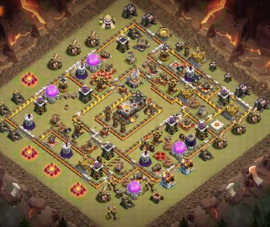 COC TH11 War Base Design