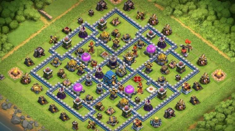 COC TH12 Hybrid Base Link