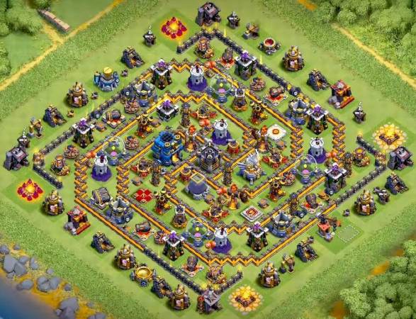 COC TH12 Hybrid Layout Link