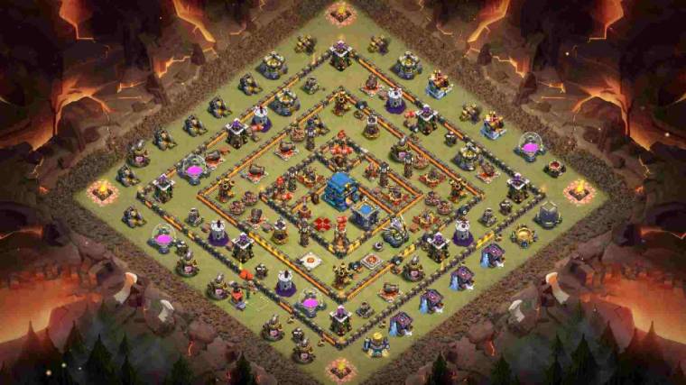 COC TH12 War Base Design Map Link Download