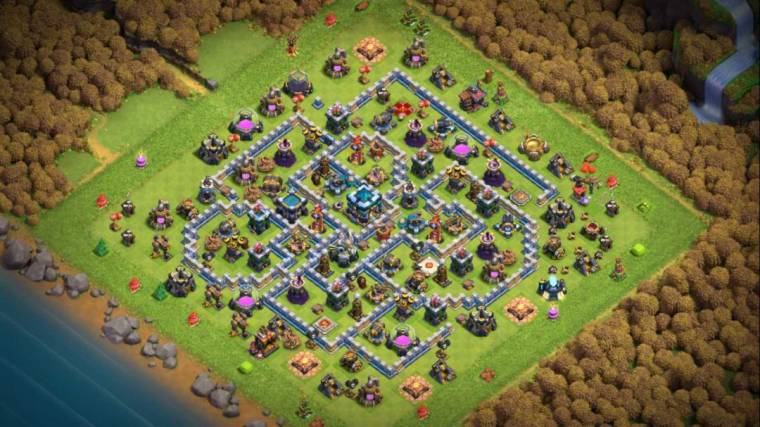 COC TH13 Trophy Base Layout Link
