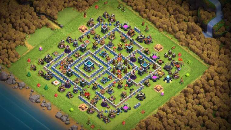 COC TH13 Trophy Base Layout Link