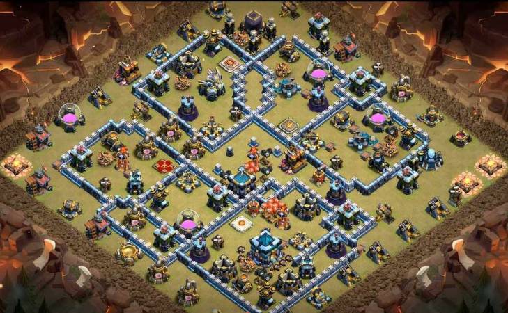 COC TH13 War Base Layout Link