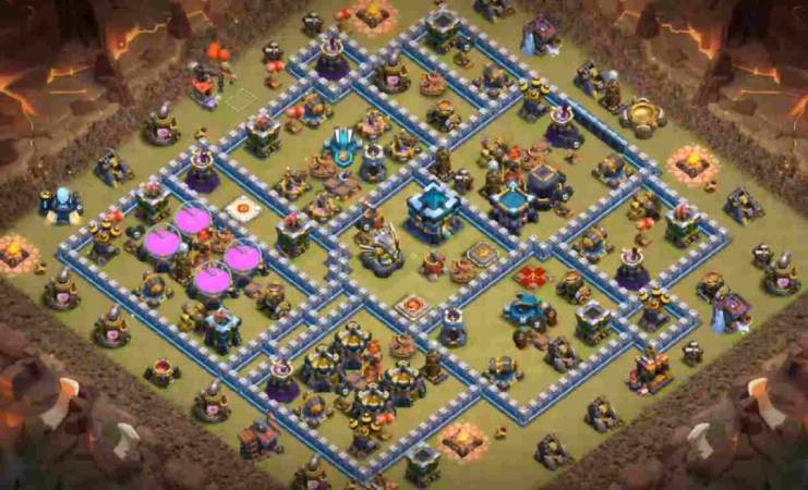 COC TH13 War Base Layout Link