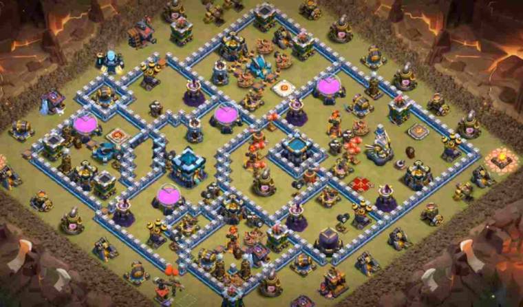 COC TH13 War Base Layout Link