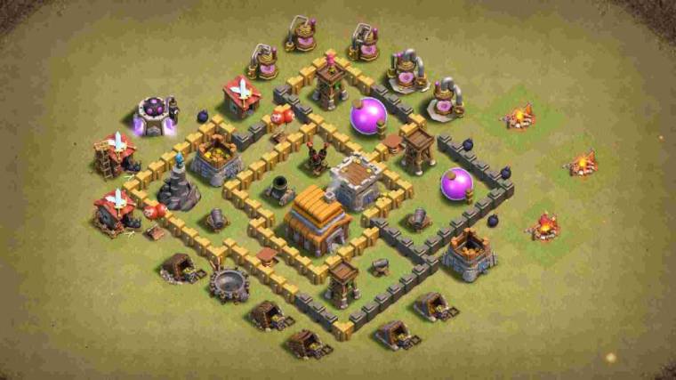 COC TH5 War Base Link