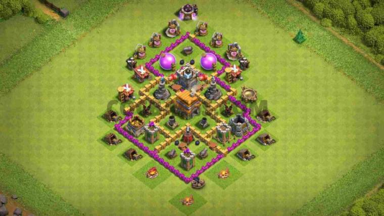COC TH6 Trophy Base