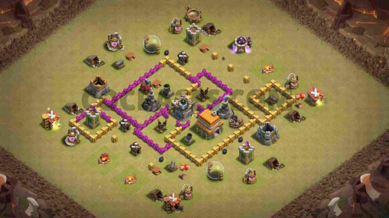 COC TH6 War Layout Link