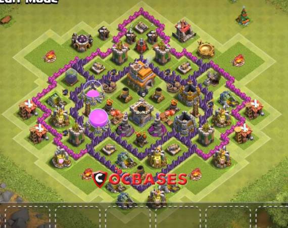 COC TH7 Defense Base