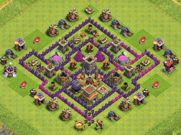 COC TH8 Farming Base Layout Link