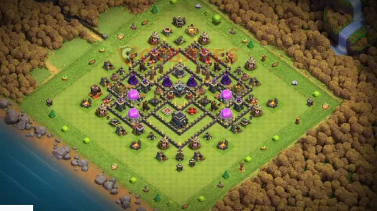 COC TH9 Farming Base Design