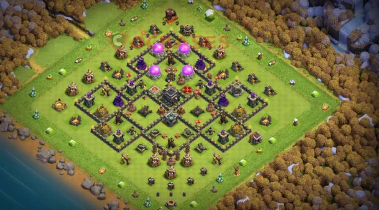 COC TH9 Farming Base Design