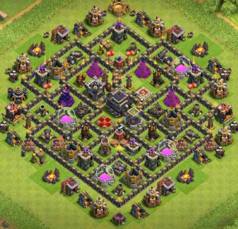 COC TH9 Hybrid Base Link