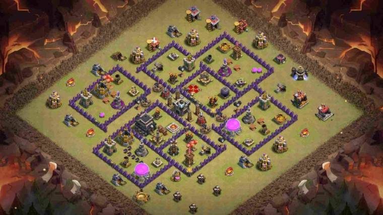 COC TH9 War Base Link