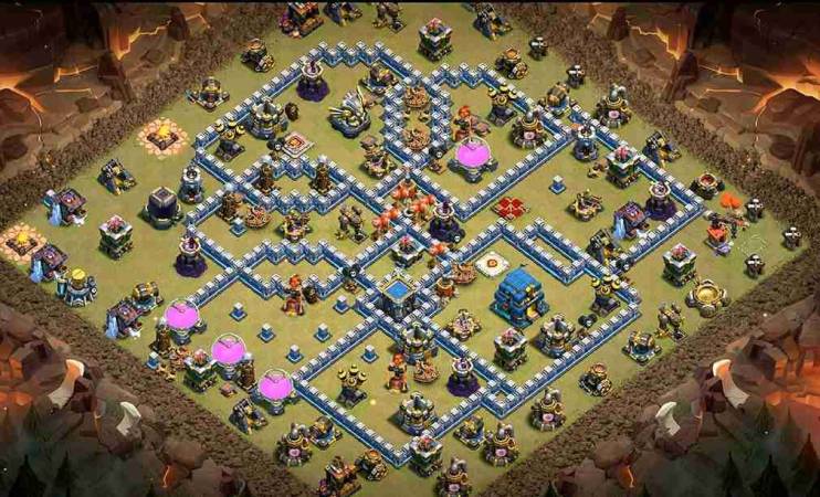 COC Town Hall 12 War Base