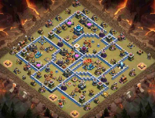 COC Town Hall 13 Defense Base Link
