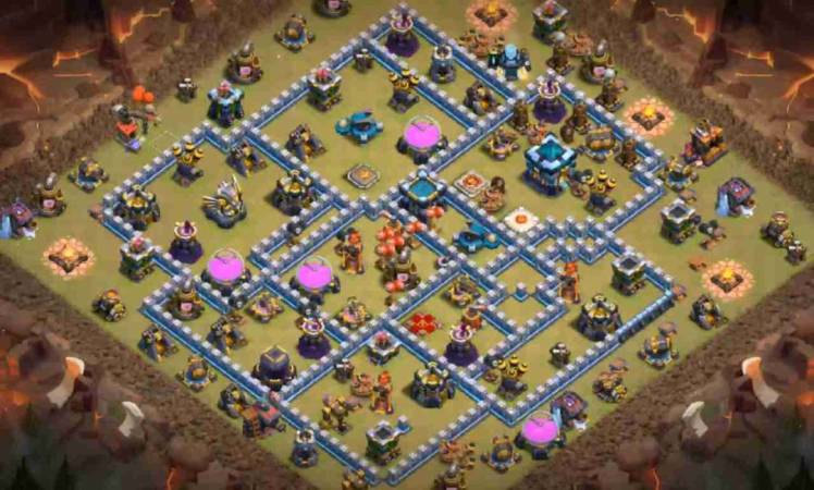 COC Town Hall 13 Defense Base Link