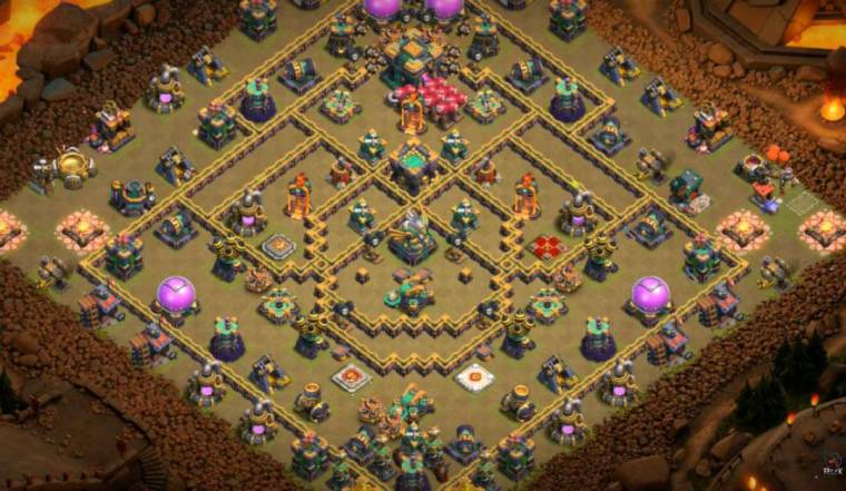 COC Town Hall 14 War Base