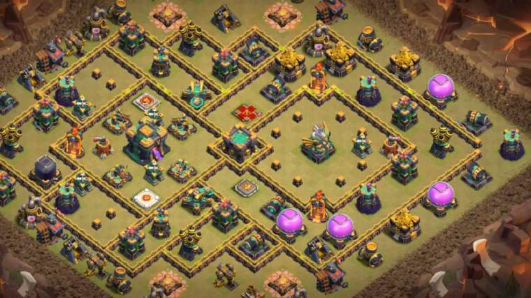 COC Town Hall 14 War Base