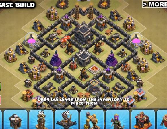 COC Town Hall 7 War Base 2023