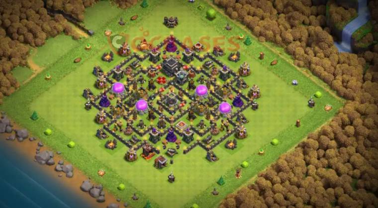 Dark Elixir Farming Base Level 9