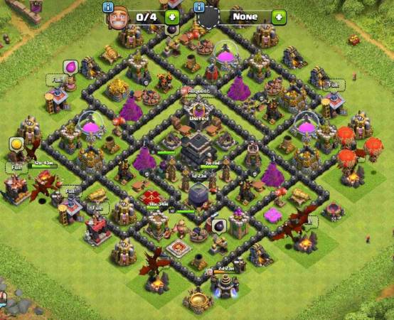 Elixir And Gold Protection Layout Town Hall 9