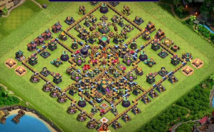 Exceptional Town Hall 14 Base With Link