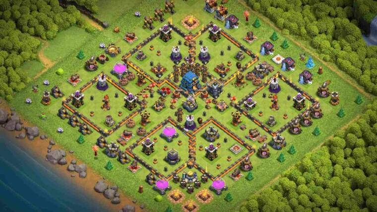 Good Level 12 Defense Village Design