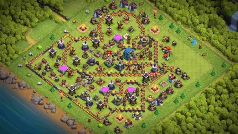 Good Level 12 Farming Design To Protect Loot