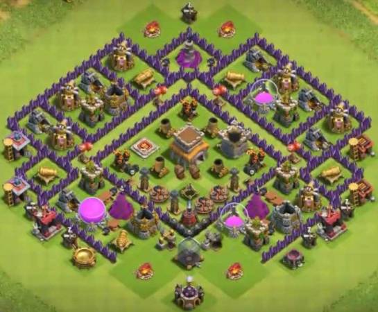Good Level 8 Trophy Base With Bomb Tower