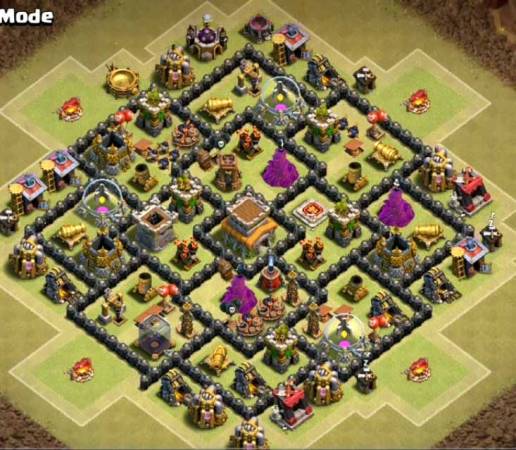 Good TH8 War Layout Design