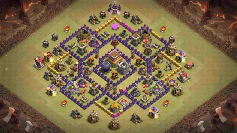 Good TH8 War Layout Link