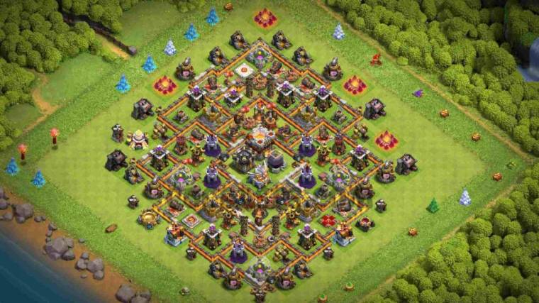 Good Town Hall 11 Loot Village Design