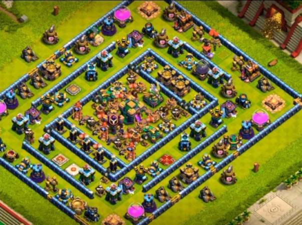 Heavily Protected Town Hall 14 Base Link