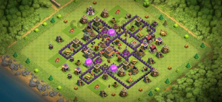 Level 08 Trophy Base Design Anti Air Link