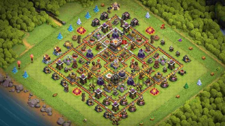 Level 11 Gold And Elixir Protection Anti 3 Stars